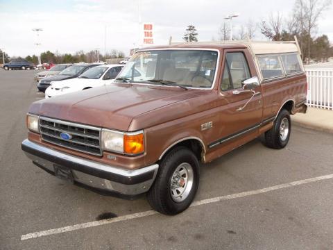 Dark Chestnut Metallic Ford F150 XLT Lariat Regular Cab.  Click to enlarge.