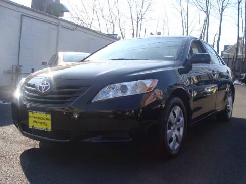 Black Toyota Camry LE.  Click to enlarge.