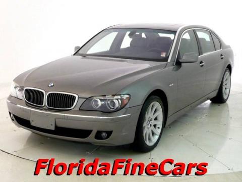 Sterling Grey Metallic BMW 7 Series 750Li Sedan.  Click to enlarge.