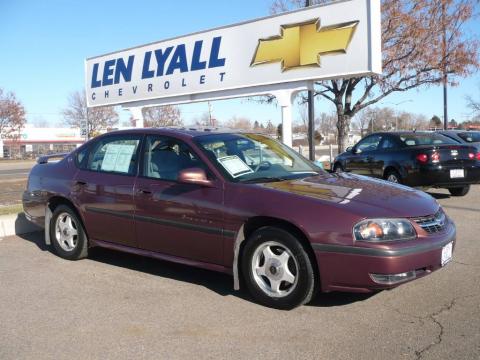 Medium Auburn Nightmist Metallic Chevrolet Impala LS.  Click to enlarge.