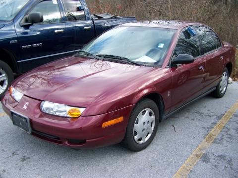 Cranberry Saturn S Series SL Sedan.  Click to enlarge.