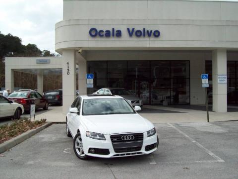 Ibis White Audi A4 2.0T quattro Sedan.  Click to enlarge.