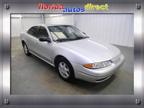 Sterling Silver Metallic Oldsmobile Alero GL1 Sedan.  Click to enlarge.