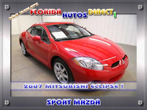 Pure Red Mitsubishi Eclipse GT Coupe.  Click to enlarge.