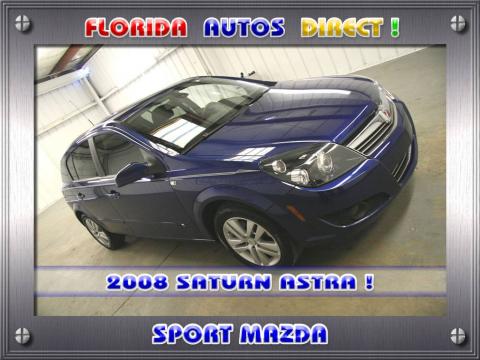Twilight Blue Saturn Astra XR Sedan.  Click to enlarge.
