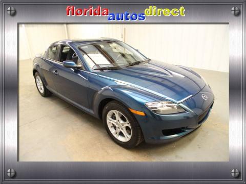 Phantom Blue Mica Mazda RX-8 Sport.  Click to enlarge.