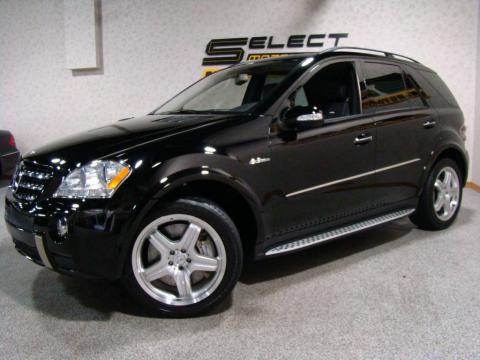 Black Mercedes-Benz ML 63 AMG 4Matic.  Click to enlarge.