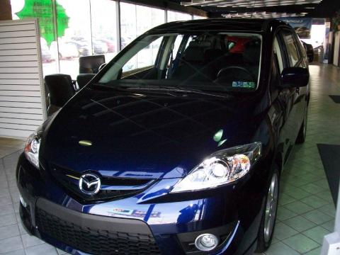 Stormy Blue Mica Mazda MAZDA5 Sport.  Click to enlarge.