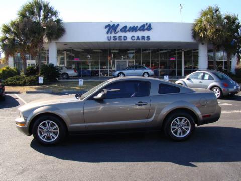 Mineral Grey Metallic Ford Mustang V6 Premium Coupe.  Click to enlarge.