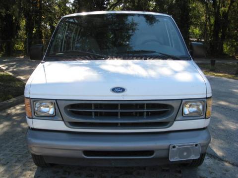 Oxford White Ford E Series Van E150 Cargo.  Click to enlarge.
