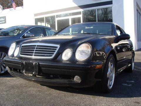 Black Mercedes-Benz CLK 430 Coupe.  Click to enlarge.