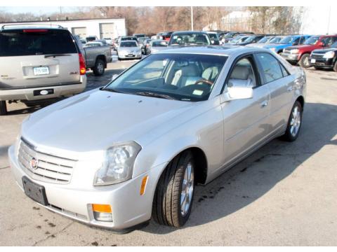 Light Platinum Cadillac CTS Sedan.  Click to enlarge.