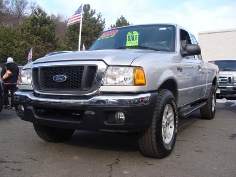 Silver Metallic Ford Ranger XLT SuperCab 4x4.  Click to enlarge.