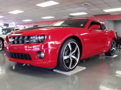 Victory Red Chevrolet Camaro SS Coupe.  Click to enlarge.