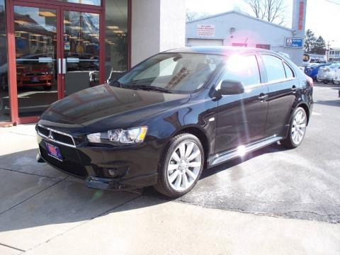 Tarmac Black Pearl Mitsubishi Lancer Sportback GTS.  Click to enlarge.