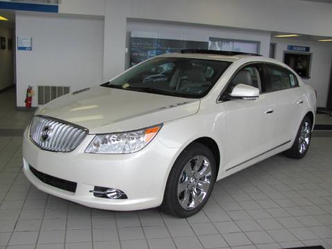 White Diamond Tricoat Buick LaCrosse CXL AWD.  Click to enlarge.