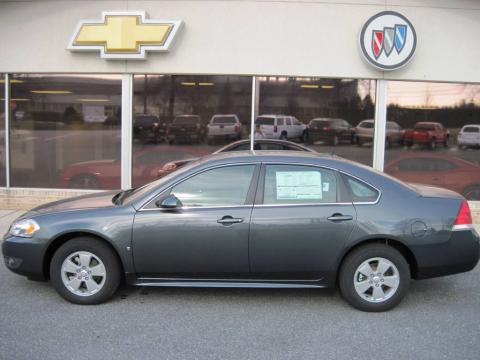 Cyber Gray Metallic Chevrolet Impala LT.  Click to enlarge.