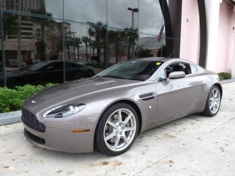 Oyster Silver Aston Martin V8 Vantage Coupe.  Click to enlarge.