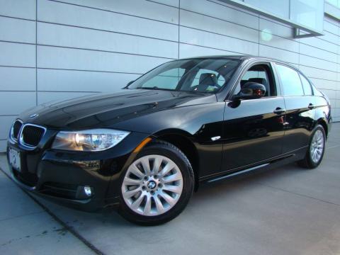 Jet Black BMW 3 Series 328i Sedan.  Click to enlarge.