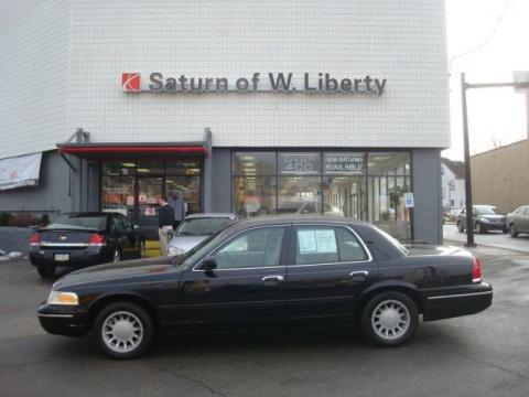 Black Clearcoat Ford Crown Victoria LX Sedan.  Click to enlarge.