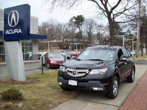 Formal Black Pearl Acura MDX Technology.  Click to enlarge.