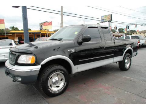 Black Ford F150 Lariat Extended Cab 4x4.  Click to enlarge.