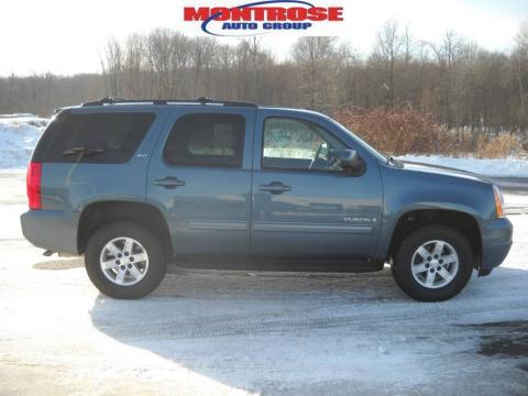 Stealth Gray Metallic GMC Yukon SLT 4x4.  Click to enlarge.