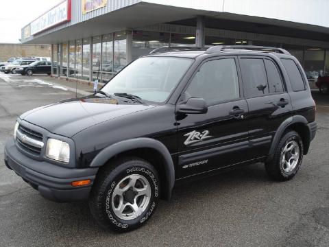 Black Chevrolet Tracker ZR2 4WD Hard Top.  Click to enlarge.