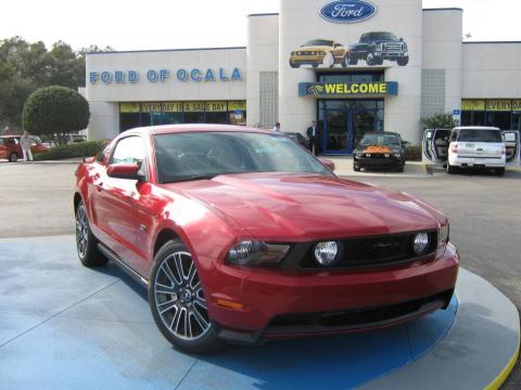 Red Candy Metallic Ford Mustang GT Premium Coupe.  Click to enlarge.