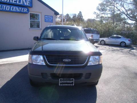 Dark Highland Green Metallic Ford Explorer XLS 4x4.  Click to enlarge.