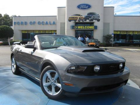Sterling Grey Metallic Ford Mustang GT Convertible.  Click to enlarge.