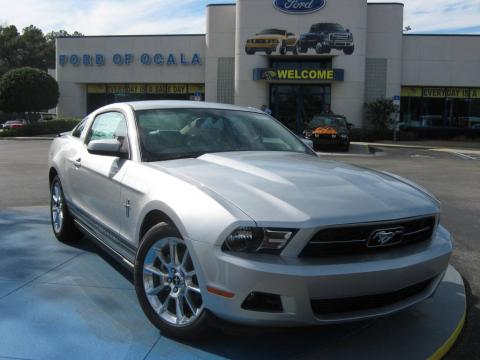 Brilliant Silver Metallic Ford Mustang V6 Premium Coupe.  Click to enlarge.