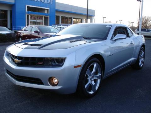 Silver Ice Metallic Chevrolet Camaro LT/RS Coupe.  Click to enlarge.
