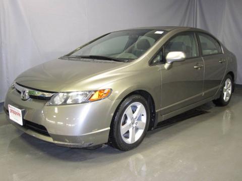 Galaxy Gray Metallic Honda Civic EX Sedan.  Click to enlarge.