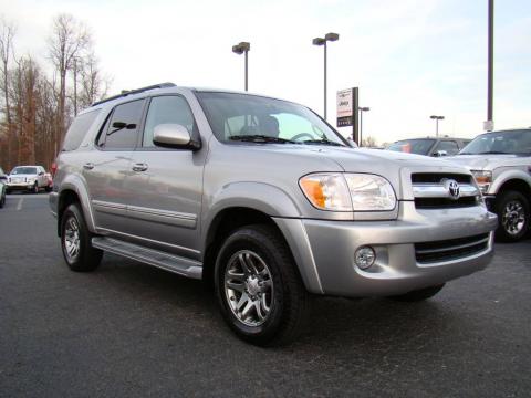 Silver Sky Metallic Toyota Sequoia SR5 4WD.  Click to enlarge.