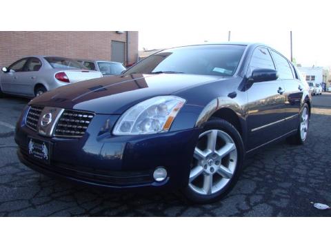 Majestic Blue Metallic Nissan Maxima 3.5 SL.  Click to enlarge.