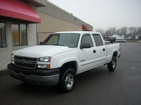 Summit White Chevrolet Silverado 2500HD LS Crew Cab 4x4.  Click to enlarge.