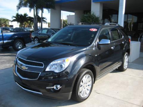 Black Granite Metallic Chevrolet Equinox LTZ.  Click to enlarge.