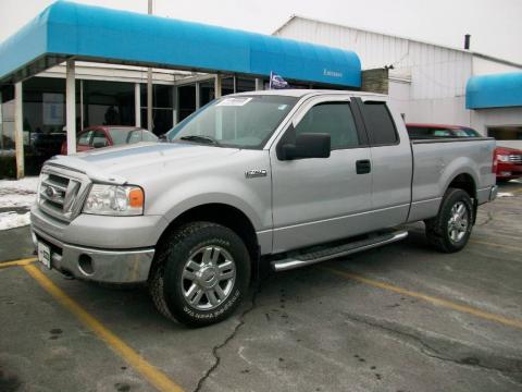 Silver Metallic Ford F150 XLT SuperCab 4x4.  Click to enlarge.