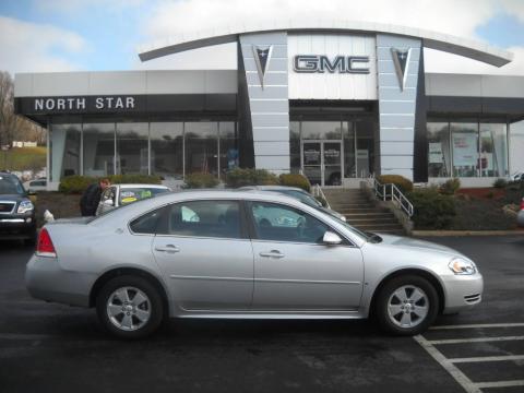 Silver Ice Metallic Chevrolet Impala LT.  Click to enlarge.