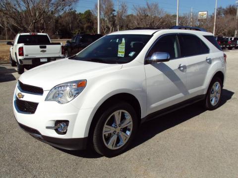 Summit White Chevrolet Equinox LTZ.  Click to enlarge.