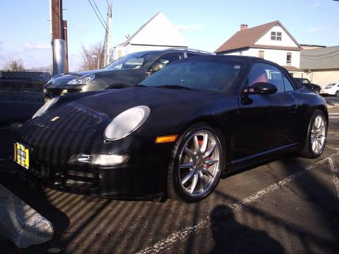 Basalt Black Metallic Porsche 911 Carrera S Cabriolet.  Click to enlarge.