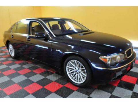 Orient Blue Metallic BMW 7 Series 745Li Sedan.  Click to enlarge.