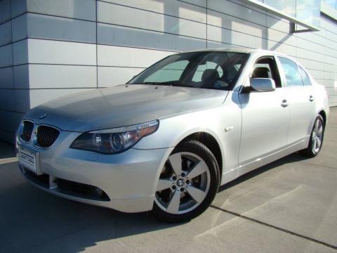 Titanium Silver Metallic BMW 5 Series 530xi Sedan.  Click to enlarge.
