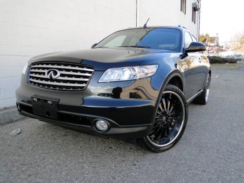 Black Obsidian Infiniti FX 45 AWD.  Click to enlarge.