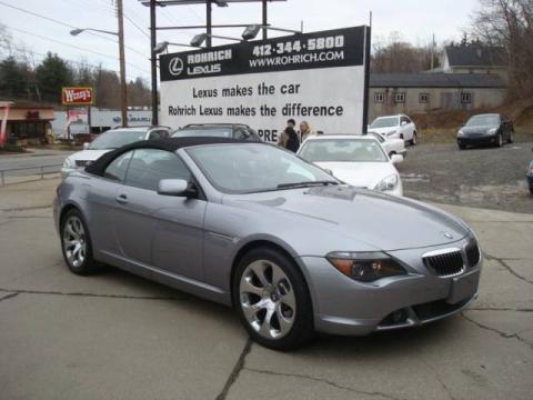 Silver Grey Metallic BMW 6 Series 650i Convertible. Click to enlarge. Silver Grey Metallic BMW 6 Series 650i Convertible. Click to enlarge.