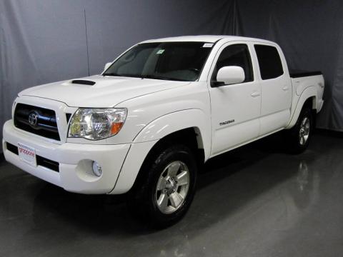 Super White Toyota Tacoma V6 TRD Sport Double Cab 4x4. Click to enlarge. Super White Toyota Tacoma V6 TRD Sport Double Cab 4x4. Click to enlarge.