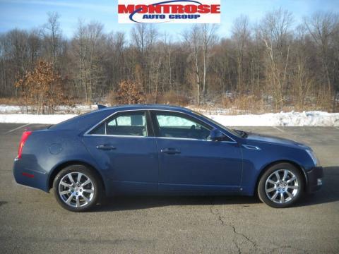 Blue Diamond Tri-Coat Cadillac CTS 4 AWD Sedan.  Click to enlarge.