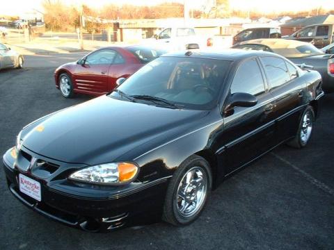 Black Pontiac Grand Am GT Sedan.  Click to enlarge.