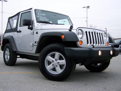 Bright Silver Metallic Jeep Wrangler X 4x4. Click to enlarge. Bright Silver Metallic Jeep Wrangler X 4x4. Click to enlarge.